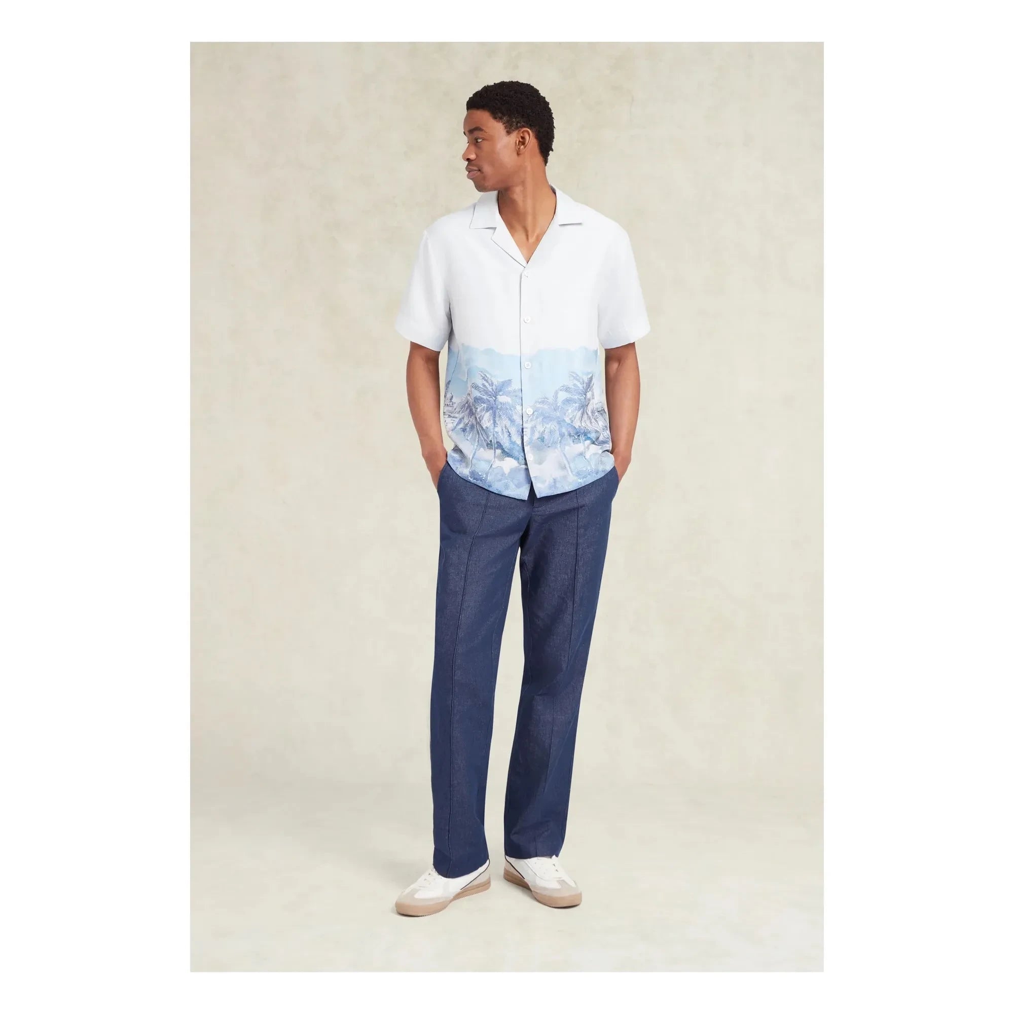 Ché Studios - Camisa de seda Cezane | Blanco - Marfil