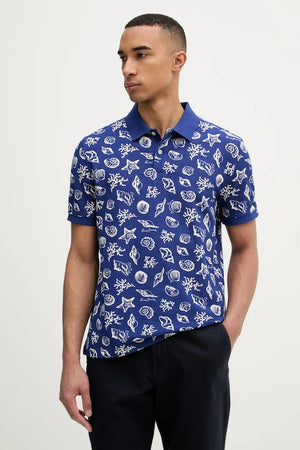 Camiseta de algodón para hombre con cuello de Gant