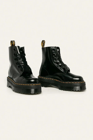 Dr Martens - Botas de piel Molly