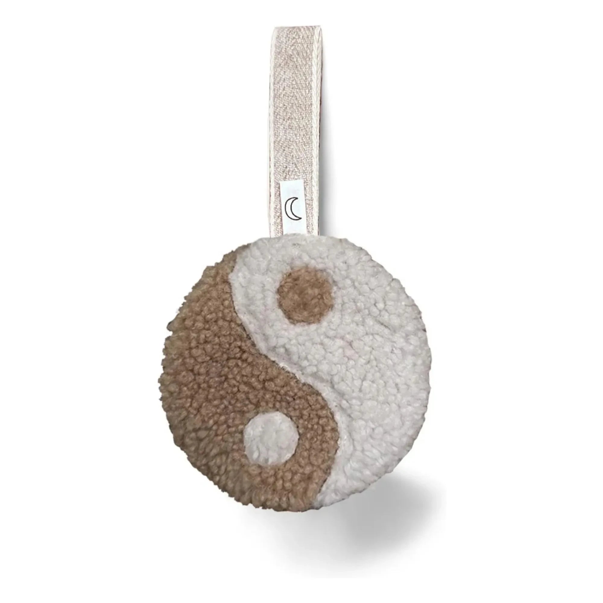 Dappermaentje - Soporte de chupete Yin Yang | Beige