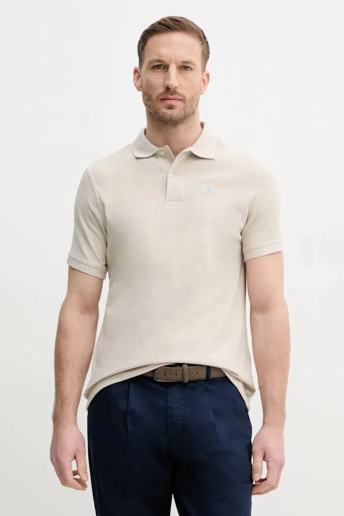 Camiseta de algodón para hombre con cuello Barbour ESSENTIALS