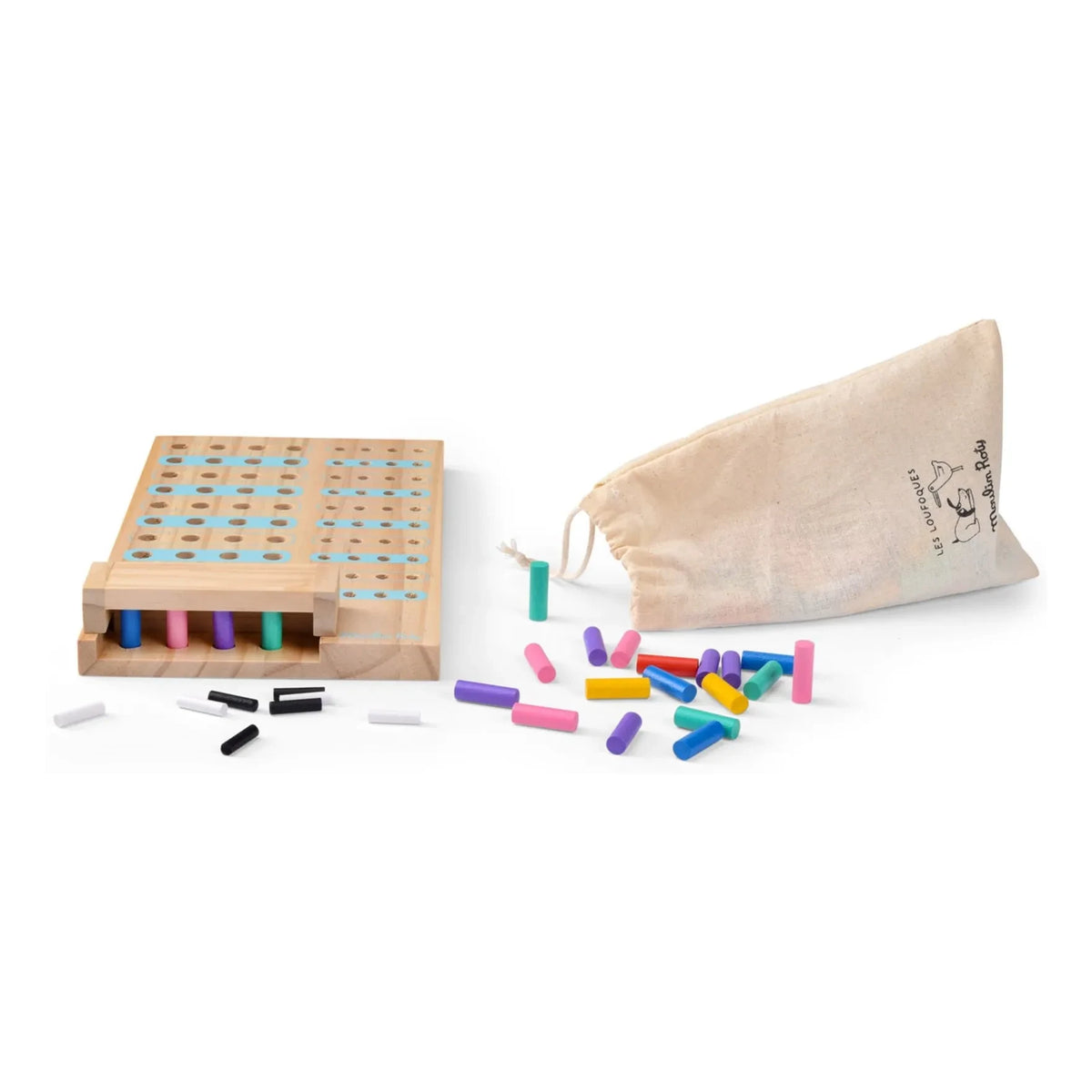 Moulin Roty - Juego de código secreto de madera