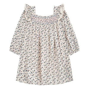 Louise Misha - Vestido de algodón orgánico Martina | Crema
