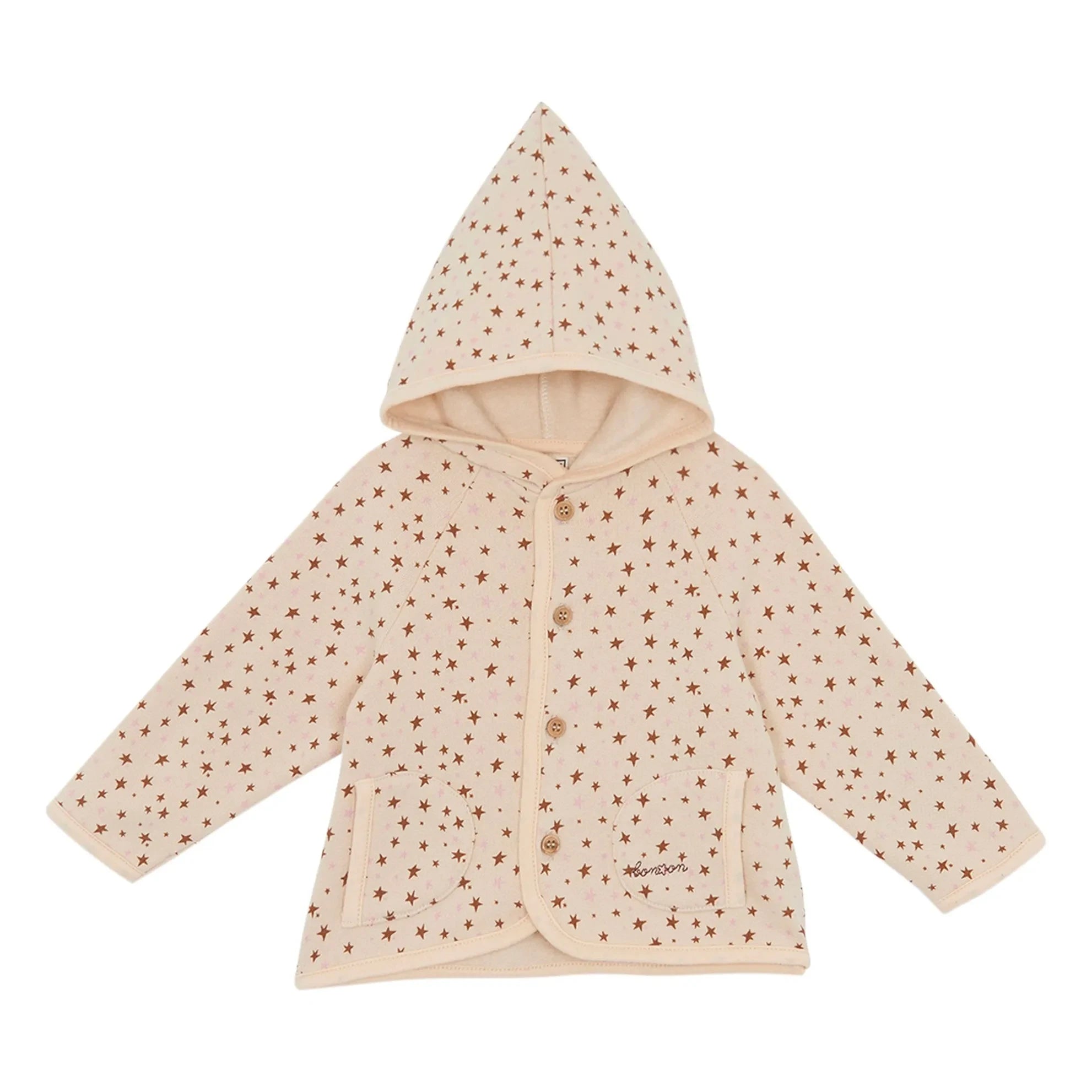 Bonton - Chaleco con Capucha Lee | Crudo