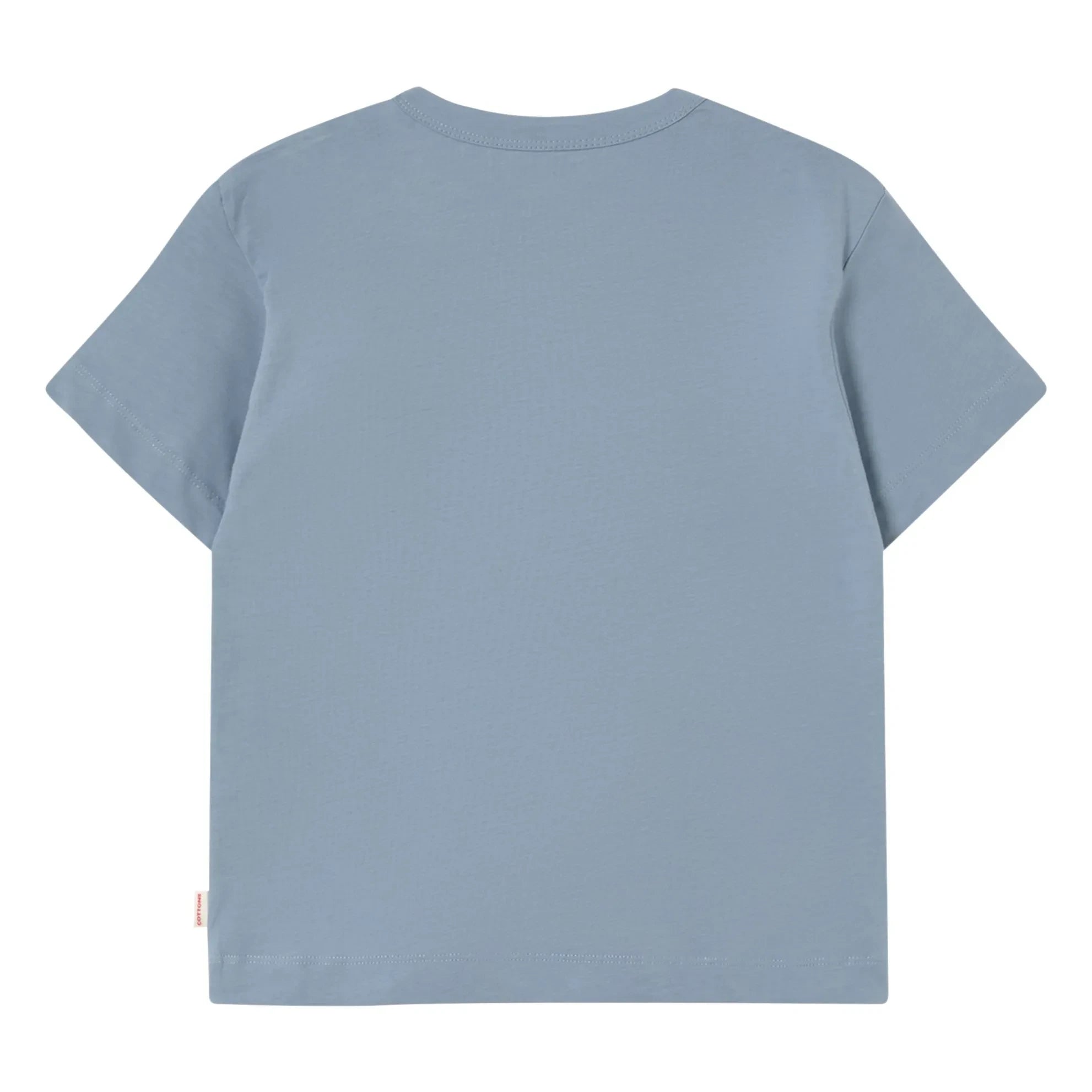 Tinycottons - Camiseta de algodón orgánico Tiny 26 | Azul grisáceo
