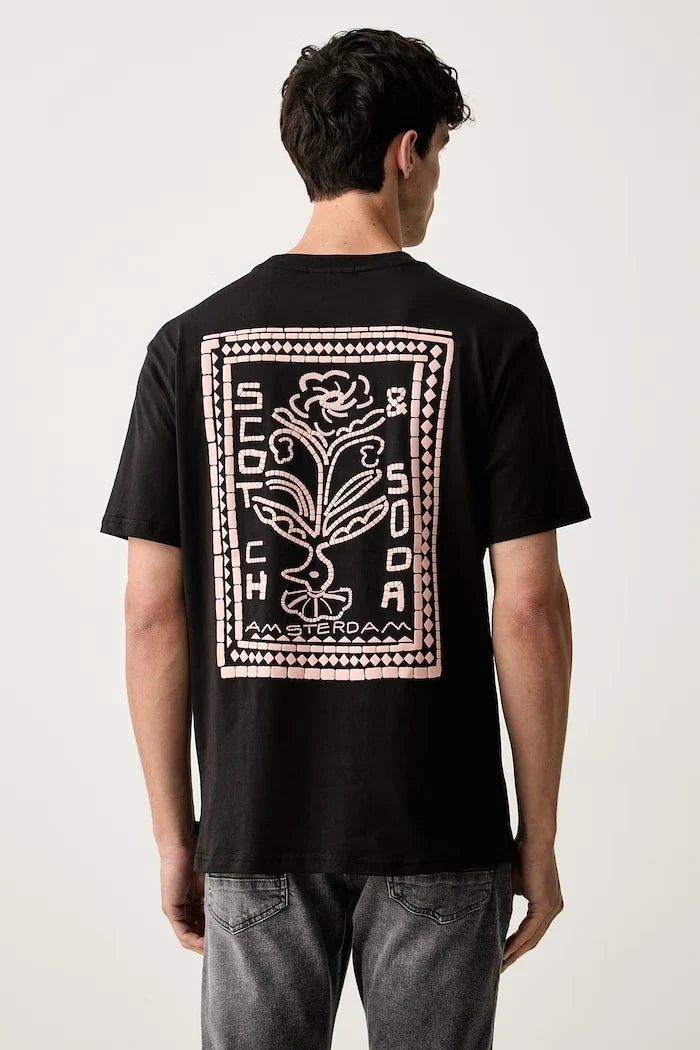 Camiseta de algodón para hombre Scotch & Soda
