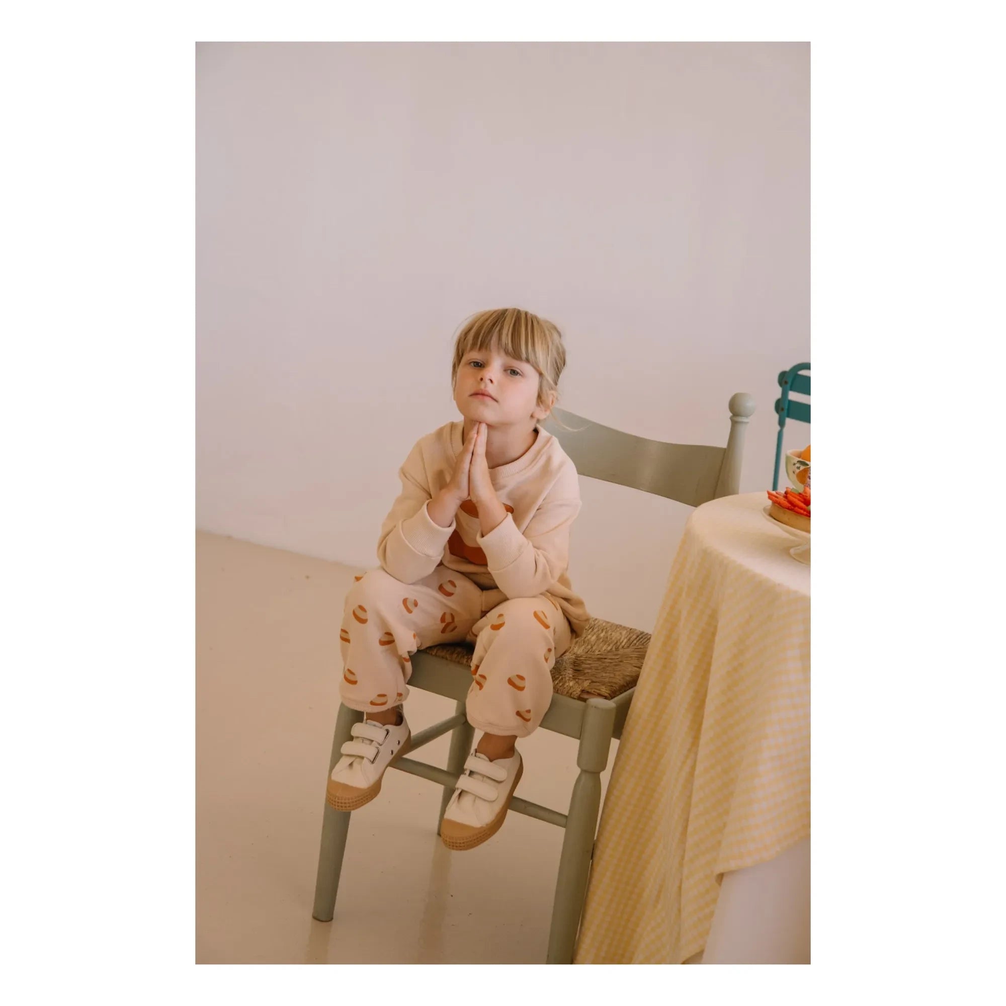 Studio Bohème - Pantalones polares de algodón orgánico Porgy Choux | Beige