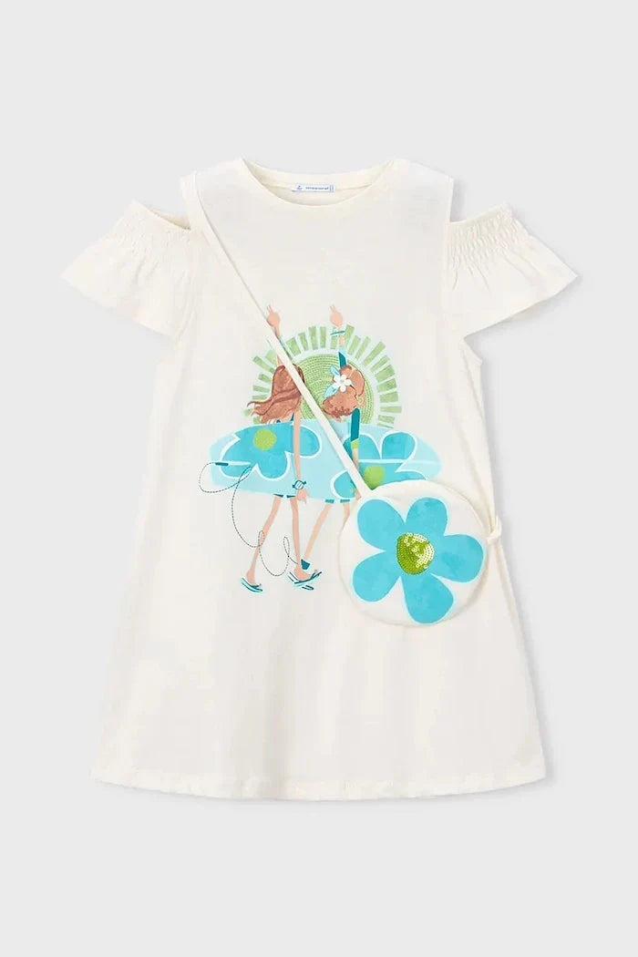 Vestido de algodón para niña Mayoral
