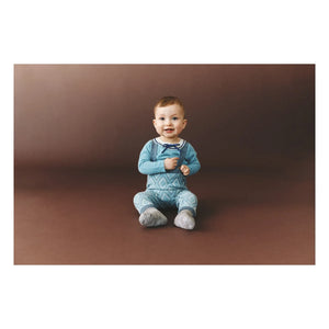 FUB - Mavi Merinos Yünlü Fiyonk Body