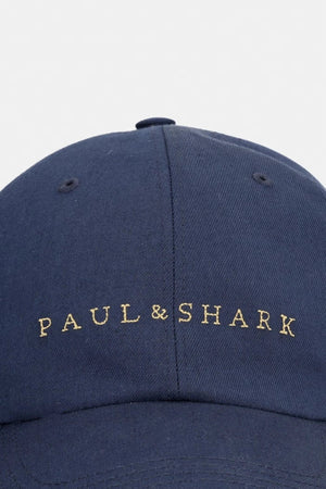 Gorra Paul&Shark de lino con visera