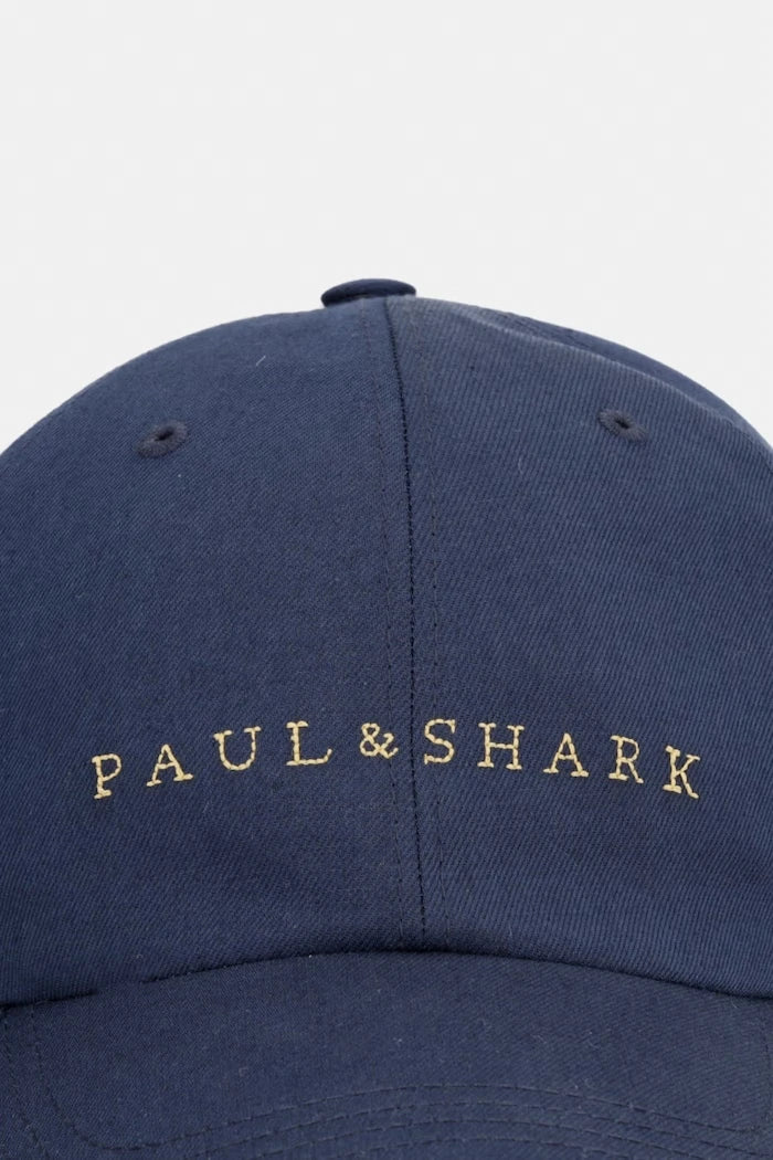 Gorra Paul&Shark de lino con visera