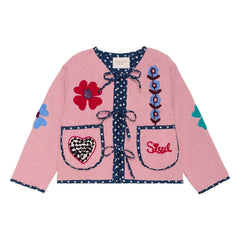 SISSEL EDELBO - Chaqueta de algodón orgánico Clio - Colección infantil | Rosa