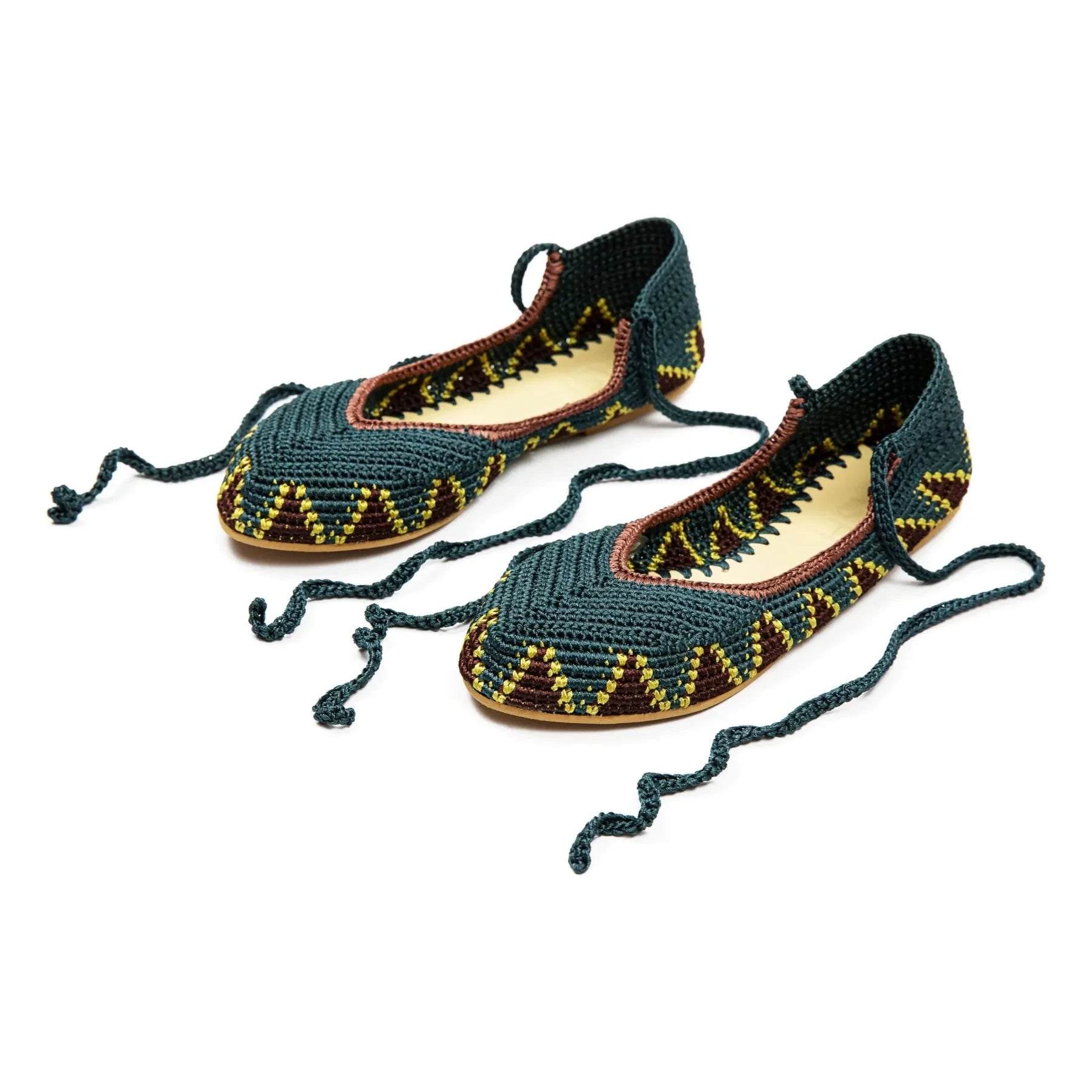 Kashura - Bailarinas planas azul pavo real | Peacock blue