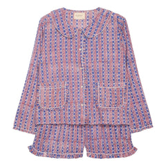 SISSEL EDELBO - Nuvena Çizgili Pijama | Mavi