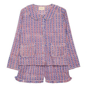 SISSEL EDELBO - Nuvena Çizgili Pijama | Mavi