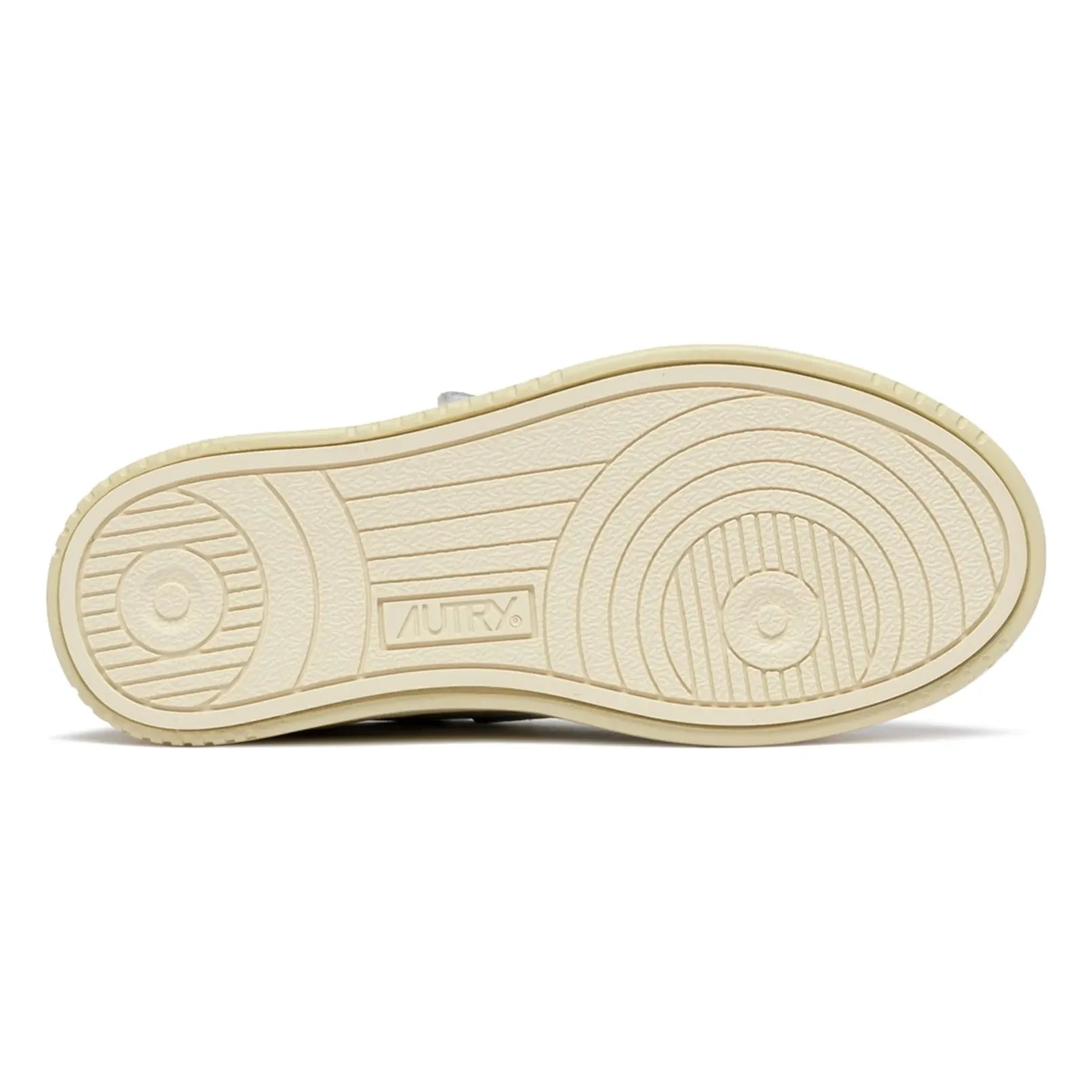 Autry - Zapatillas Bajas de Glitter de Piel Kidstripes para Niños | Plata
