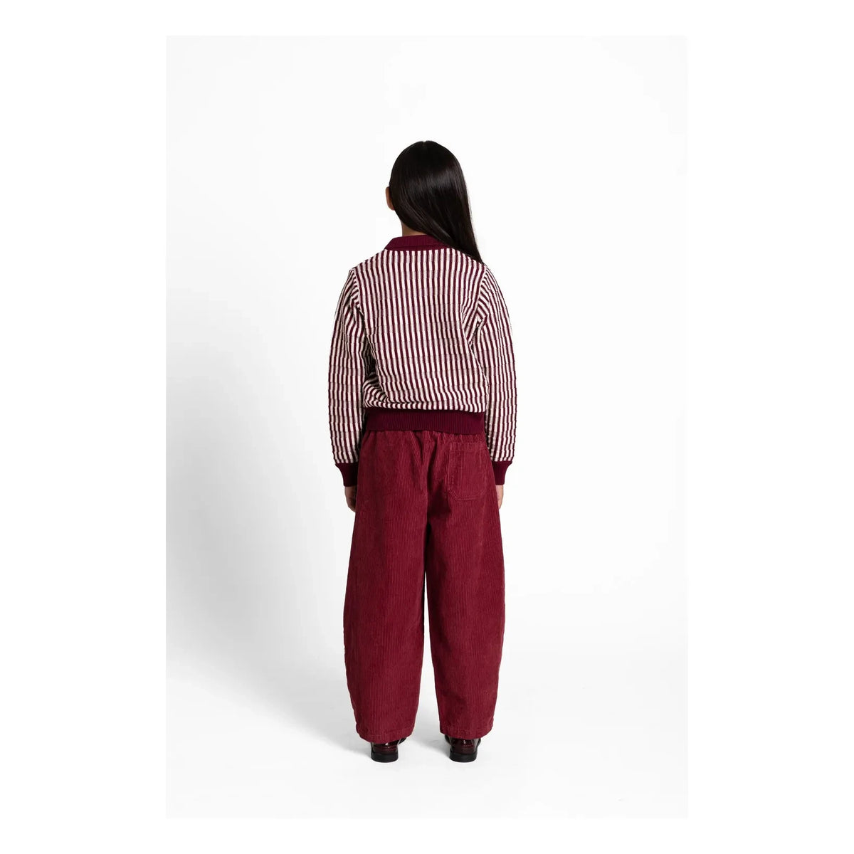 Smallable Kid - Pantalones Balloon Ginger | Rojo cereza