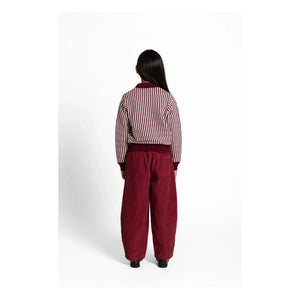 Smallable Kid - Pantalones Balloon Ginger | Rojo cereza