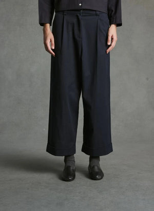 Hod - Pantalón Mariano con Pinzas | Azul marino