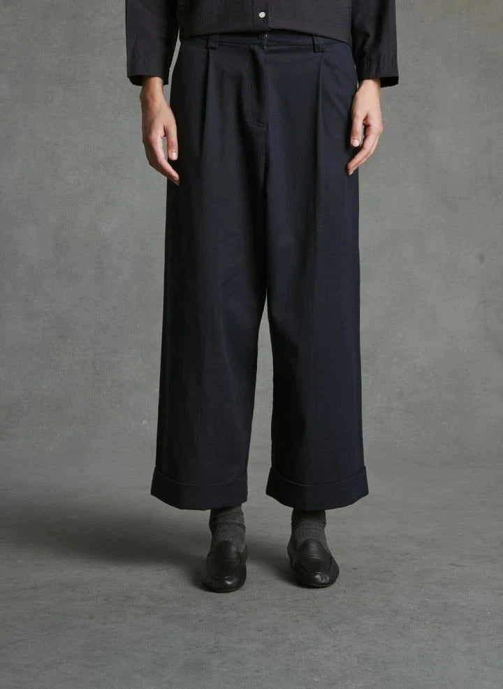 Hod - Pantalón Mariano con Pinzas | Azul marino