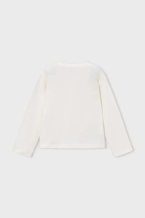 Blusa Mayoral de manga larga de algodón para niña