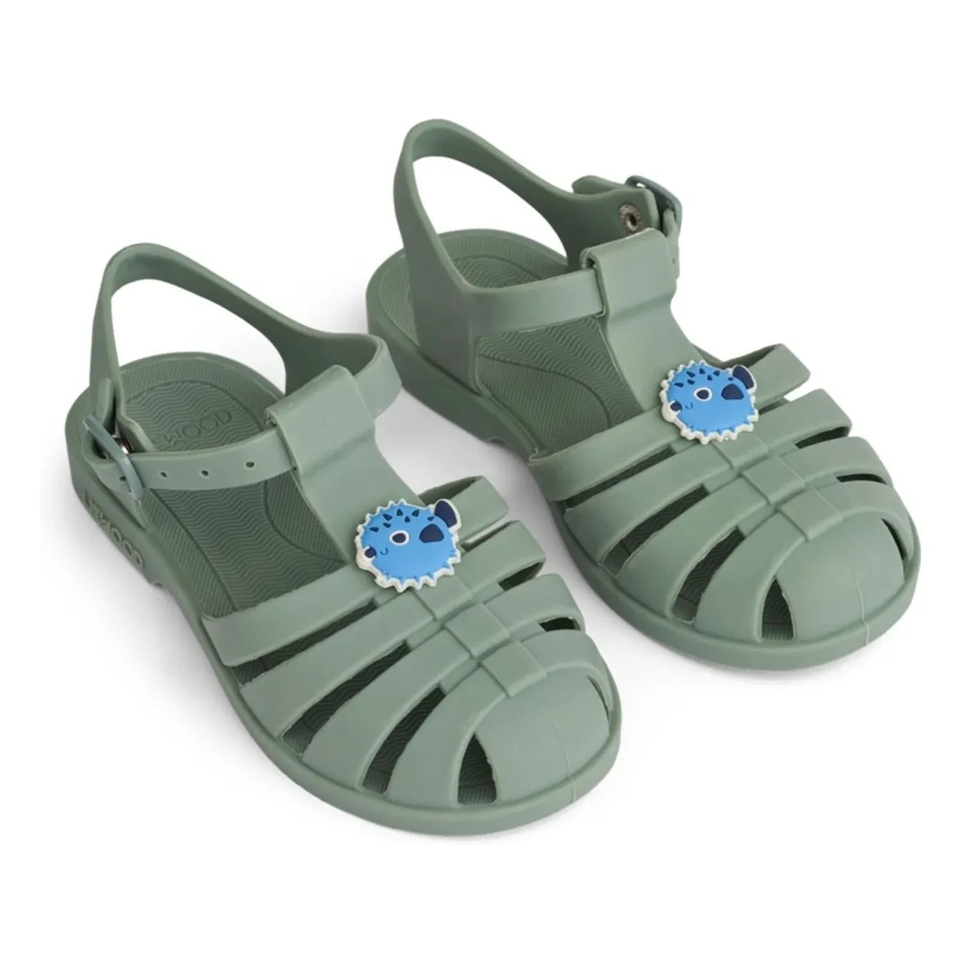 Liewood - Sandalias Bre Charms Pez Globo | Caqui
