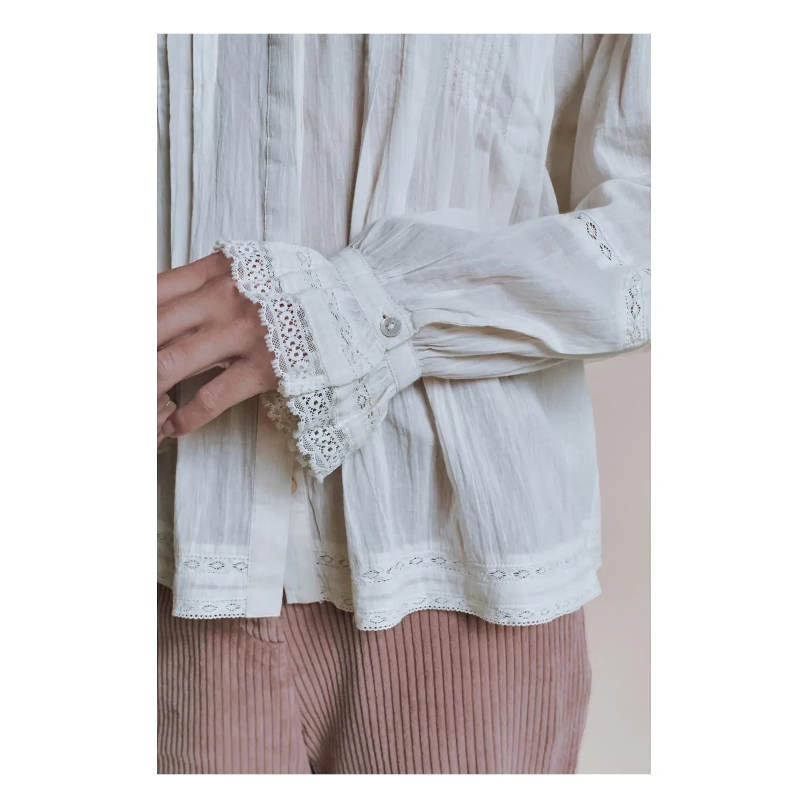 Emile et Ida - Elisabeth Vintage Bluz | Ekru