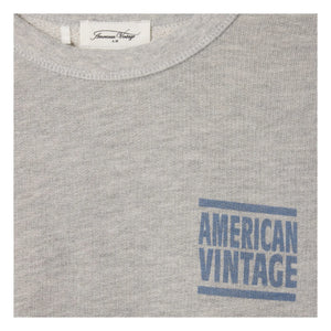 American Vintage - Sudadera Zofbay | Gris jaspeado