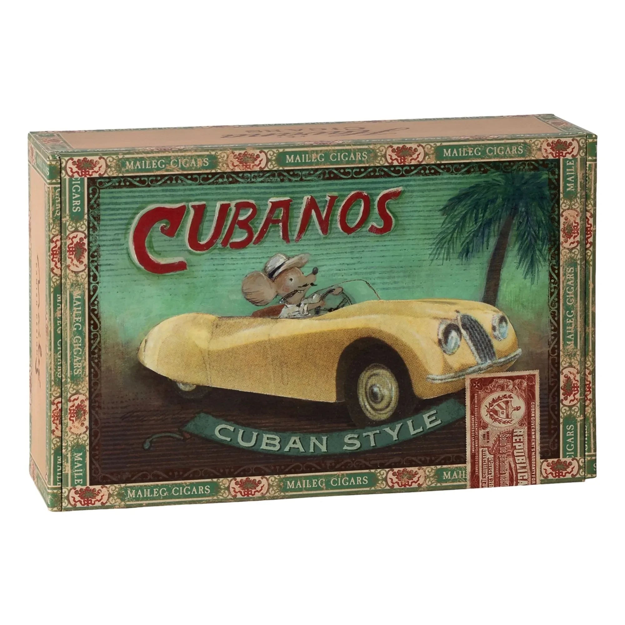 Maileg - Abuelos Ratones en Caja de Puros