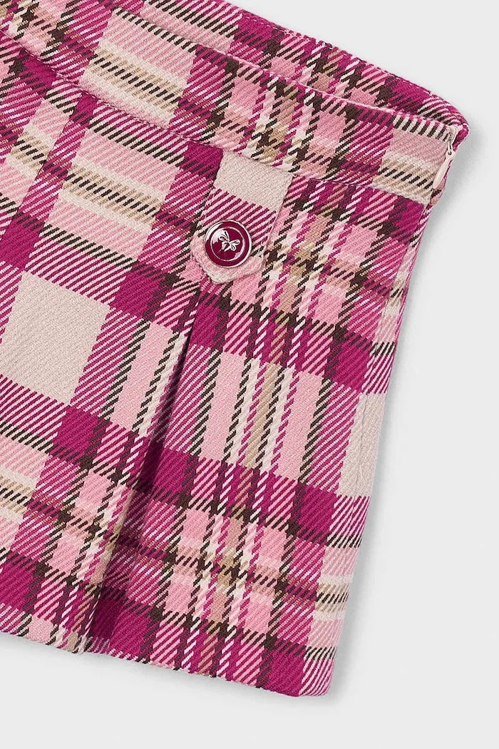 Falda pantalón de algodón infantil Mayoral