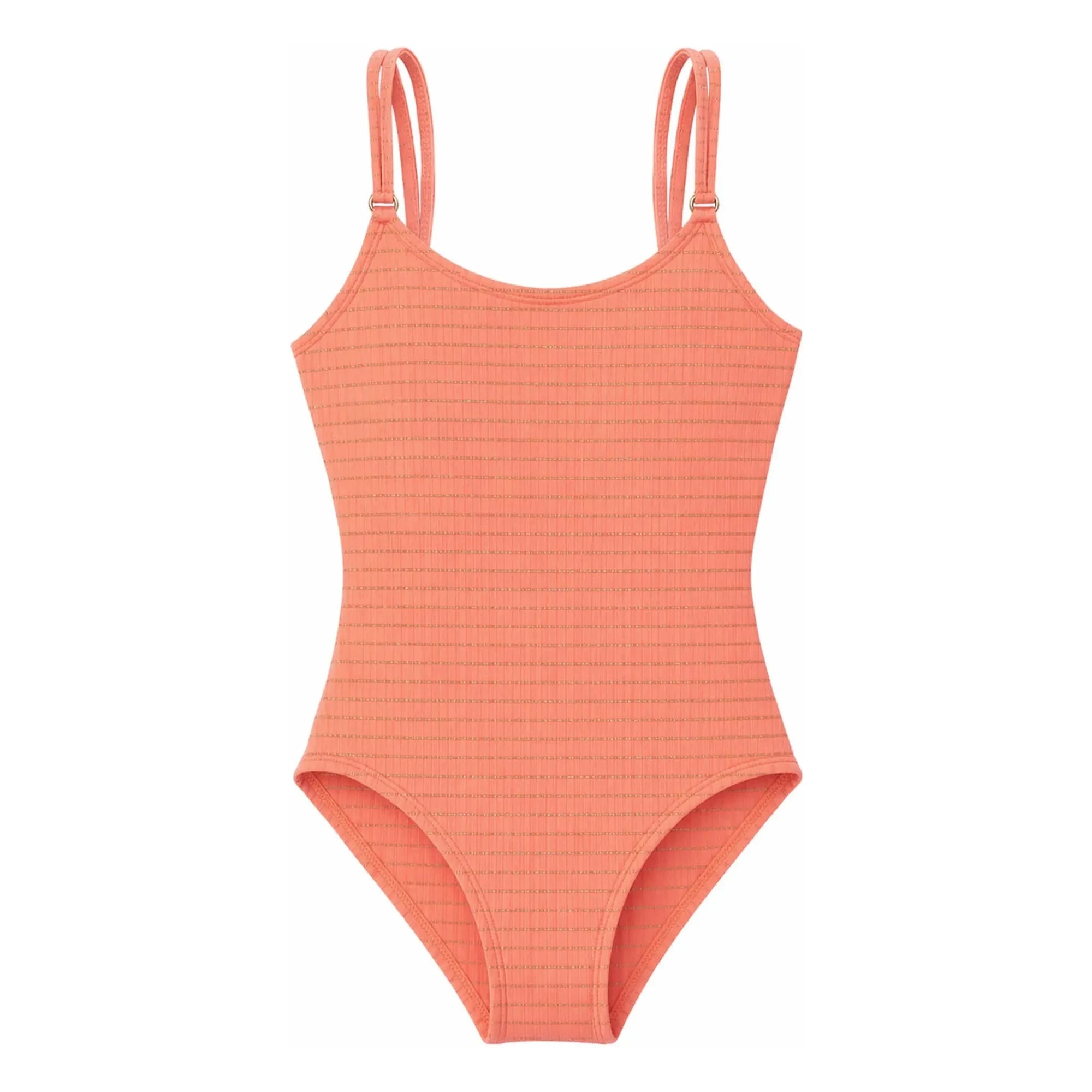 Lison Paris - Bañador metálico de una pieza Calypso | Coral