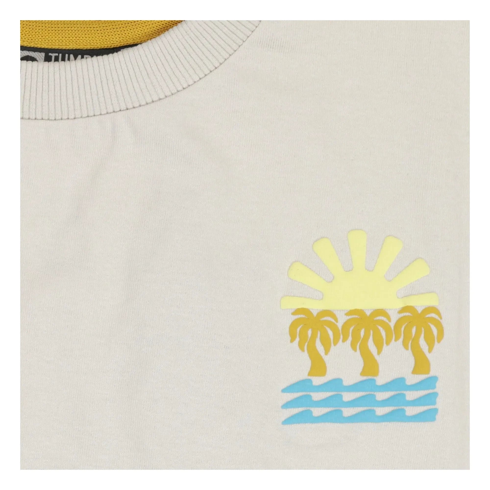 Tumble N'Dry - Camiseta Oversize Saltwater de algodón reciclado | Crudo