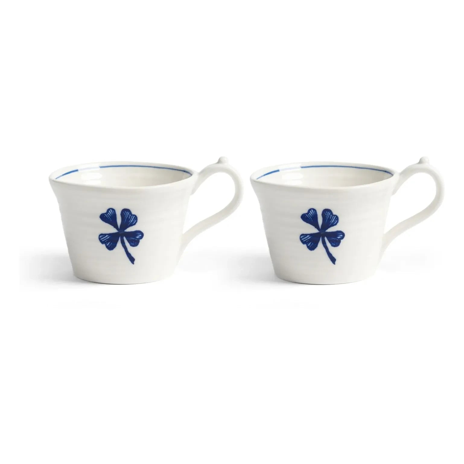 &Klevering - Taza de espresso de porcelana Anouk - Set de 2 | Azul