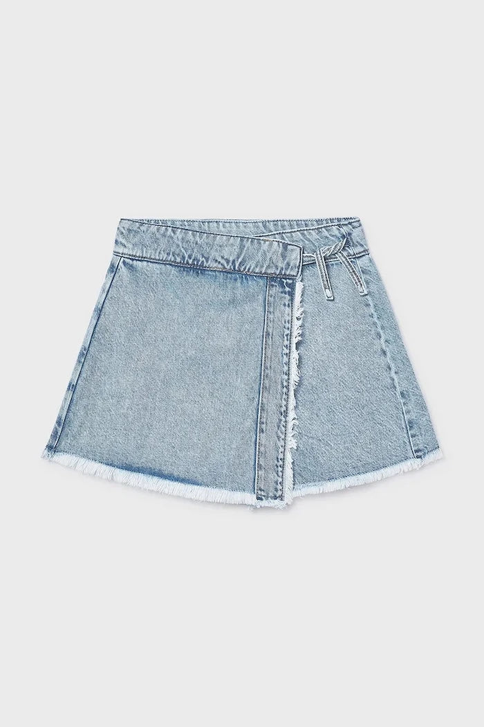 Falda pantalón vaquera para niña Mayoral