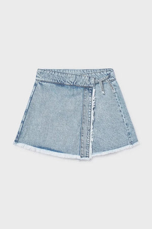 Falda pantalón vaquera para niña Mayoral