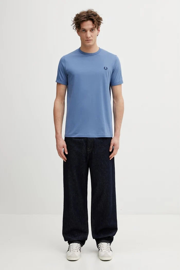 Camiseta de hombre de algodón Fred Perry