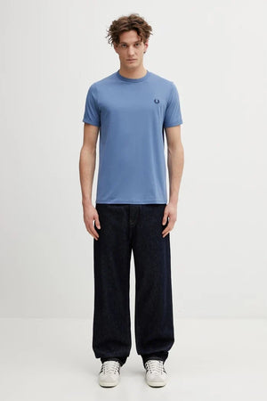 Camiseta de hombre de algodón Fred Perry