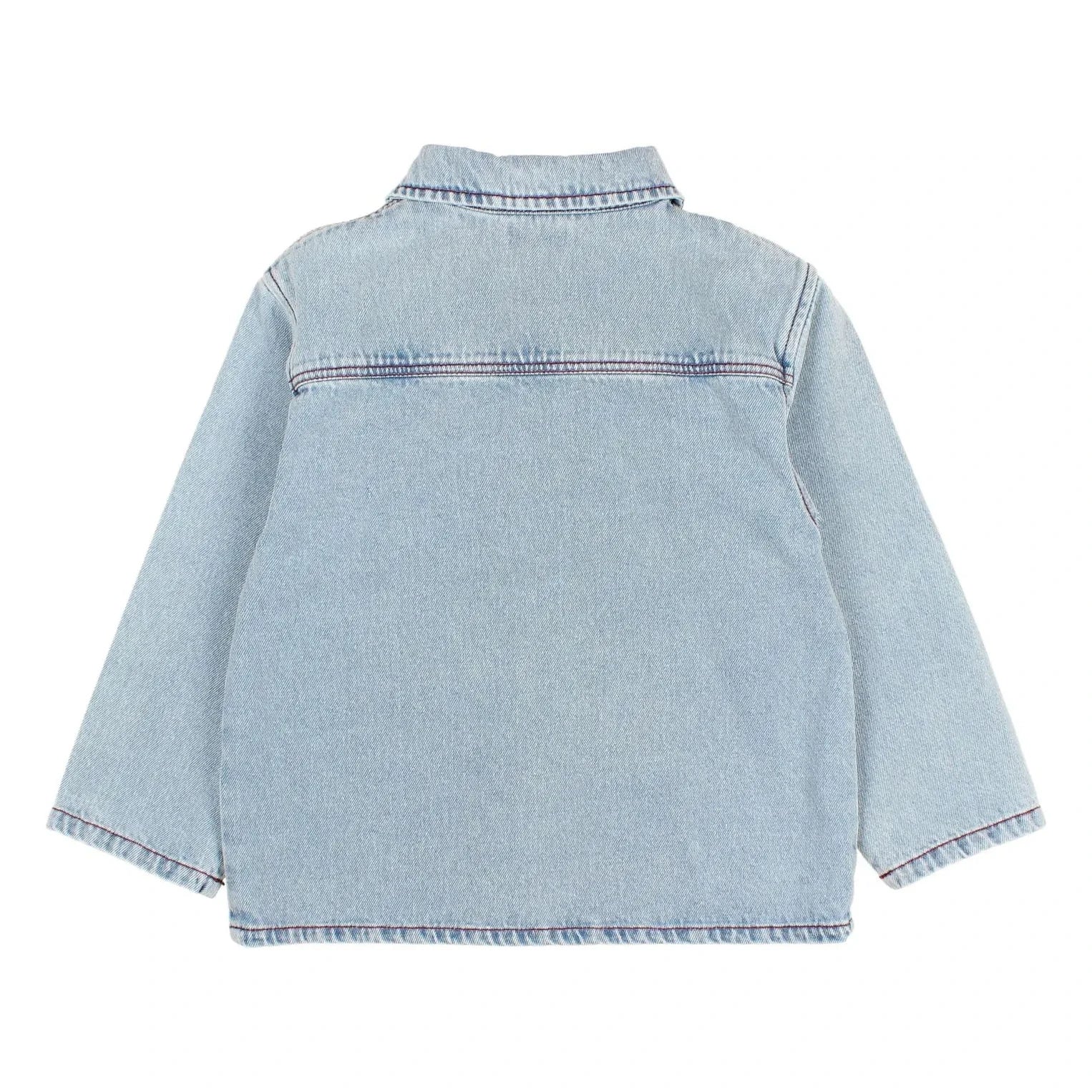 Búho - Demin Soluk Overshirt | Açık Mavi