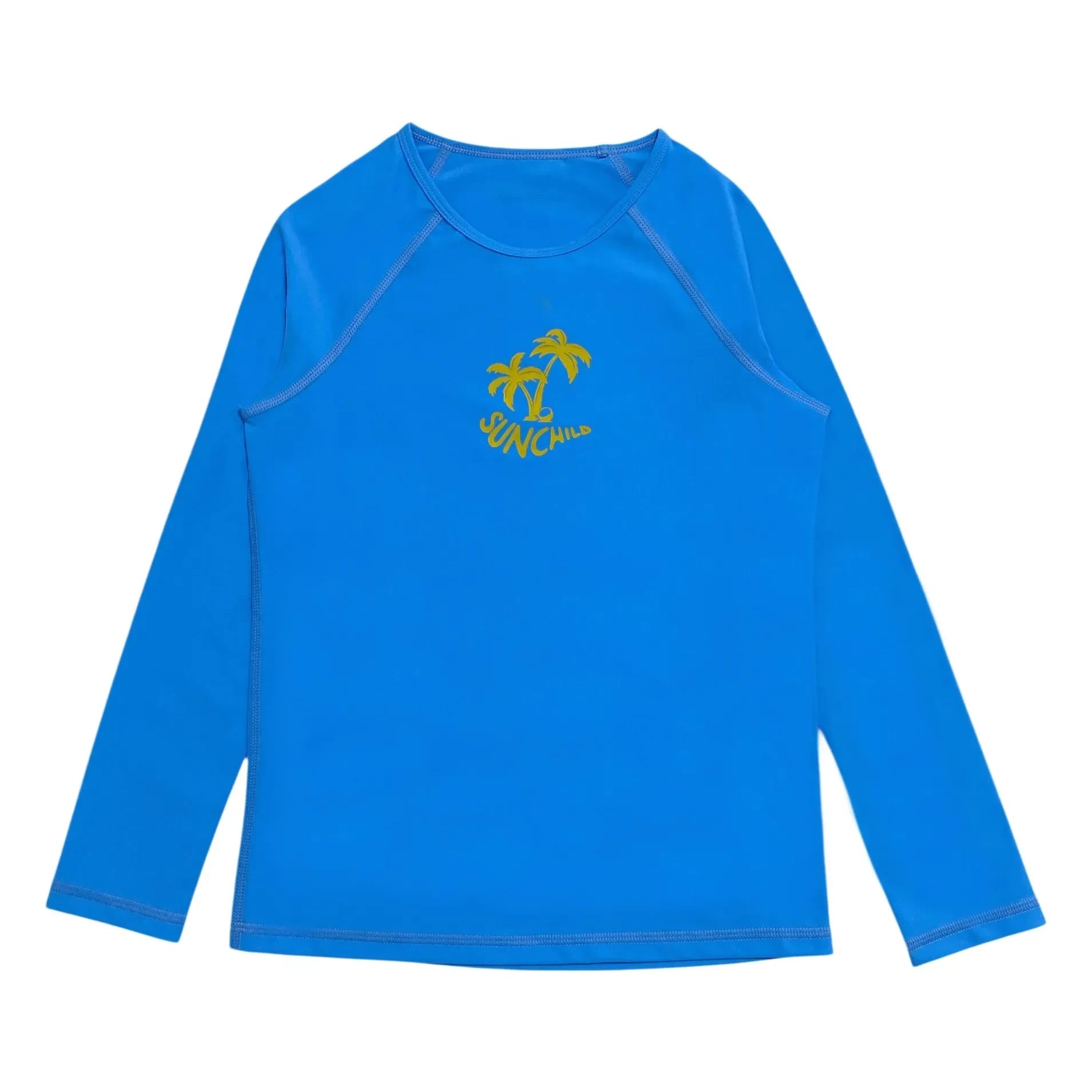 Sunchild - Camiseta de protección UV Smallpalm Saco | Azul celeste