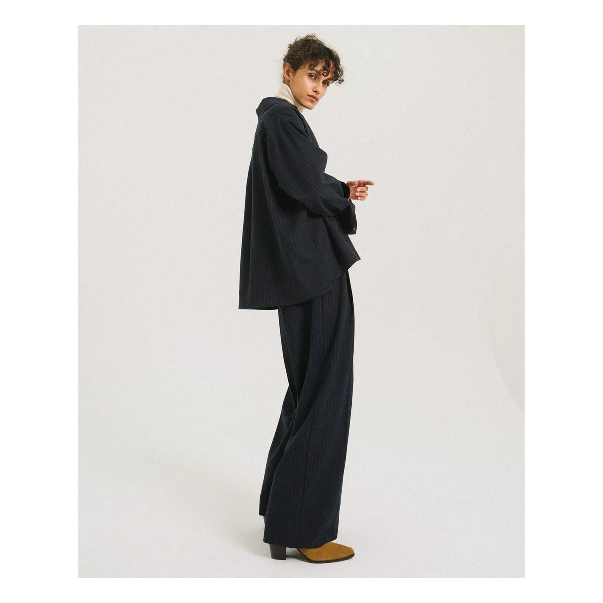 Pantalón a Rayas Eustache Tinsels | Azul Marino