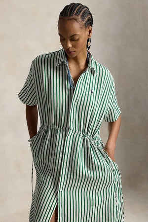Vestido camisero de lino Polo Ralph Lauren