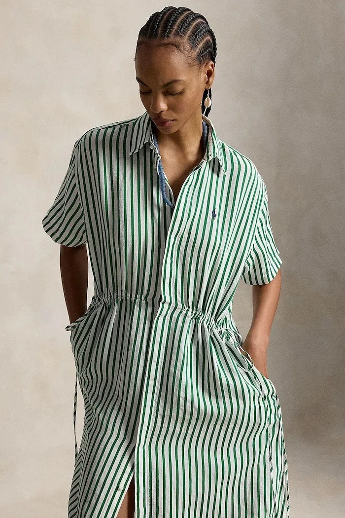 Vestido camisero de lino Polo Ralph Lauren