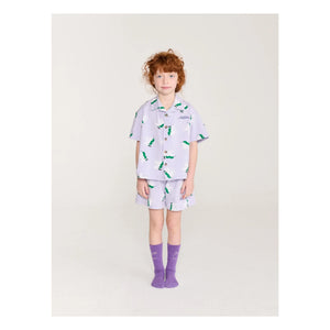 Bobo Choses - Conjunto de camiseta y pantalón corto de ratones de algodón orgánico | Morado