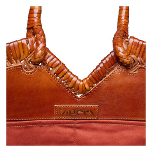 Vipera - Bolso Tote de Cuero Crudelia | Coñac