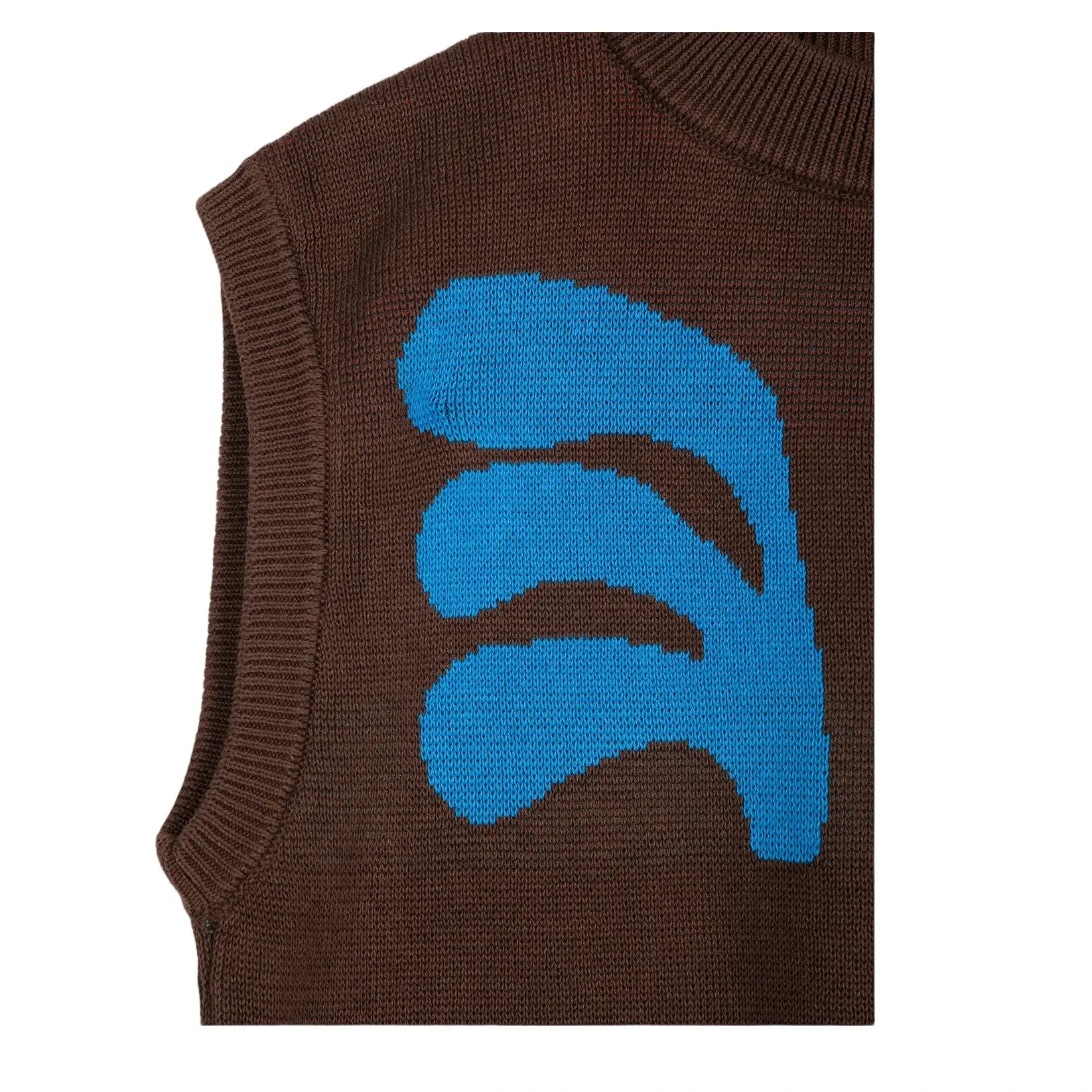 Bobo Choses - Jersey de jacquard de algodón orgánico | Marrón oscuro