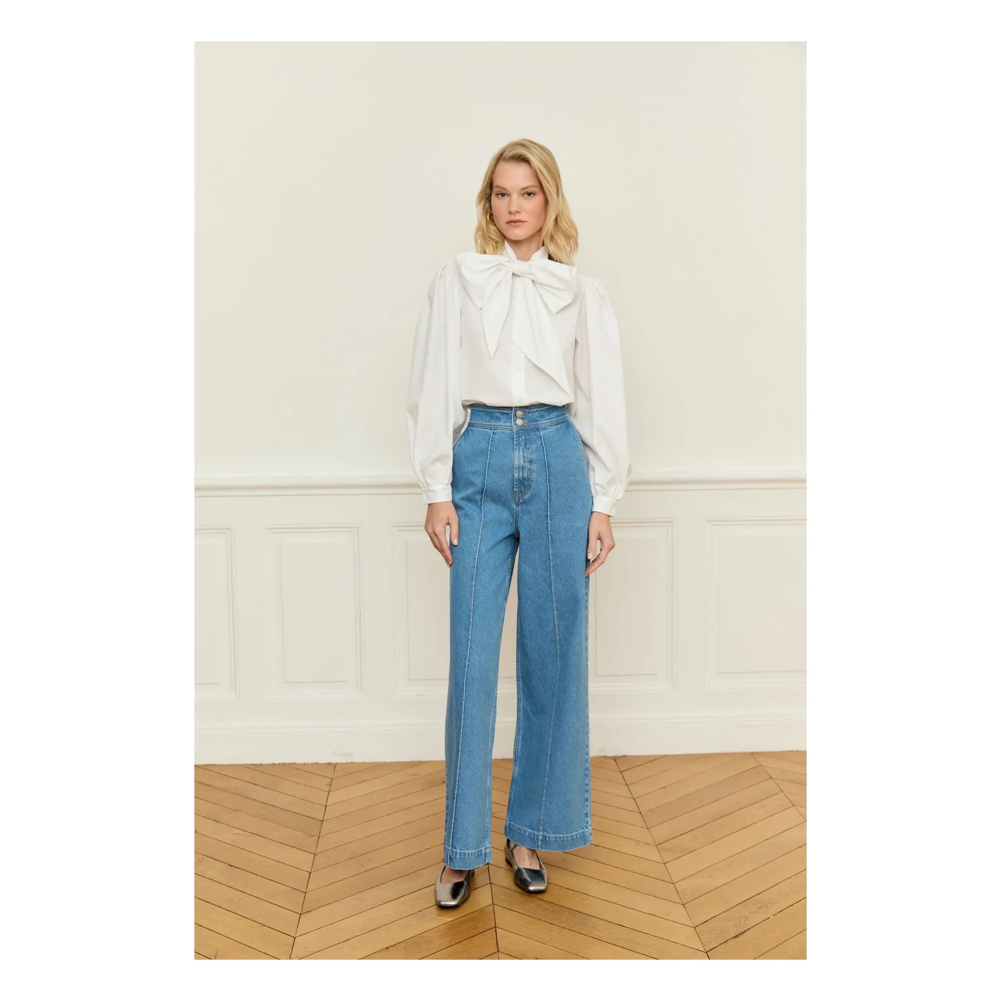 Maria de la Orden - Blusa de cuento de hadas | Blanco