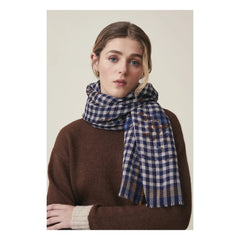 Moismont - Vichy Eşarp No. 693, Yün | Lacivert