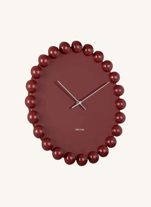 Present Time - Reloj de pared Cadiz Dotty | Burdeos