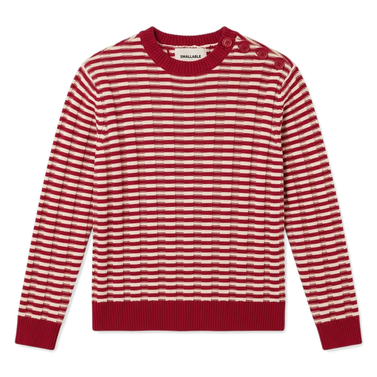 Smallable Kid - Jersey de rayas Matteo | Rojo