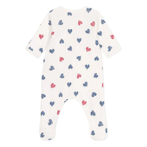 Petit Bateau - Pijama de algodón orgánico Baye | Crudo